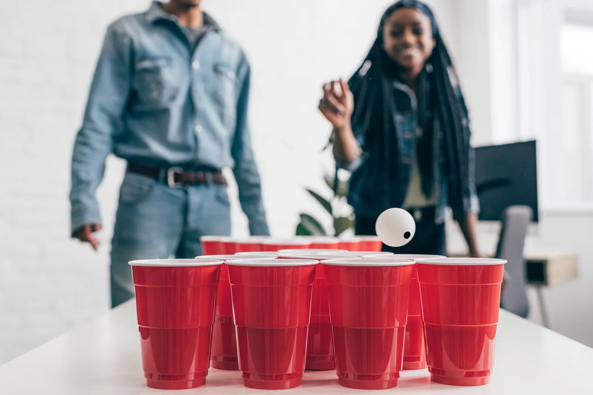 Halloween eyeball pong game