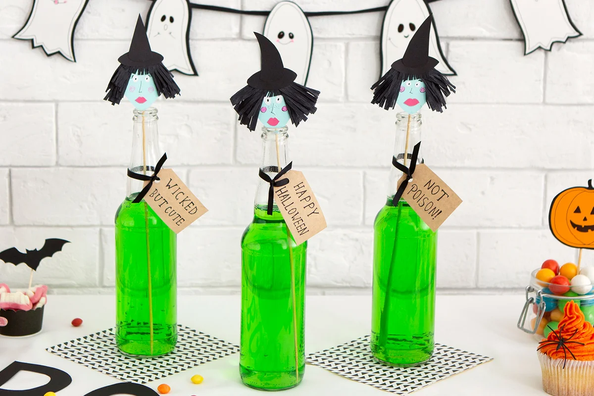 nonalcoholic Halloween cocktail little witches brew punch