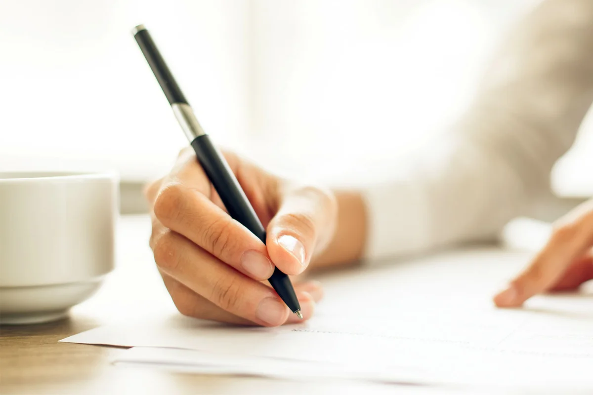 writing thank you letter