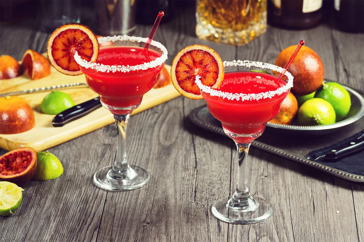 Halloween mocktail Macabre Margarita