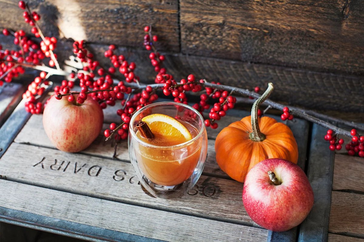 harvest punch for outdoor Halloween party