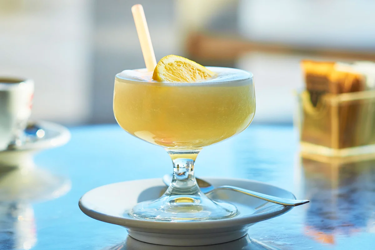 Sgroppino sorbet cocktail