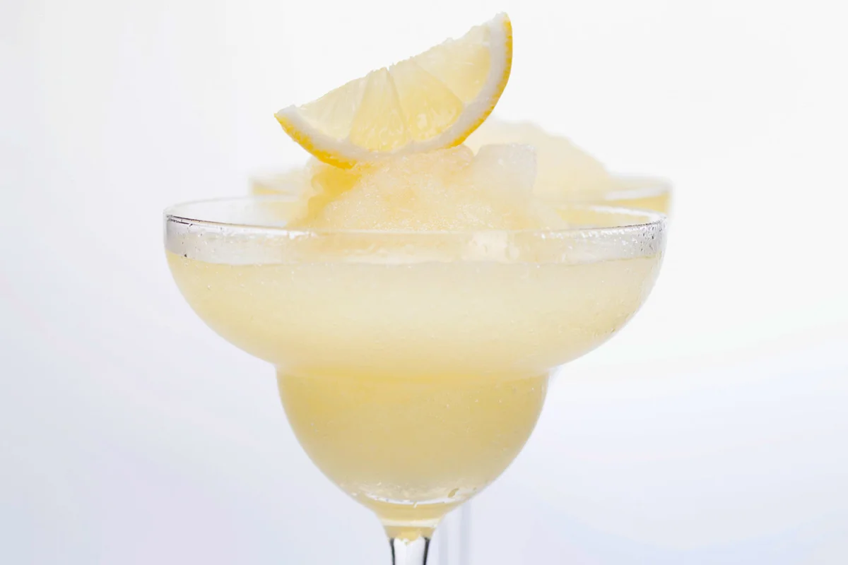 lemon sorbet margarita with tequila