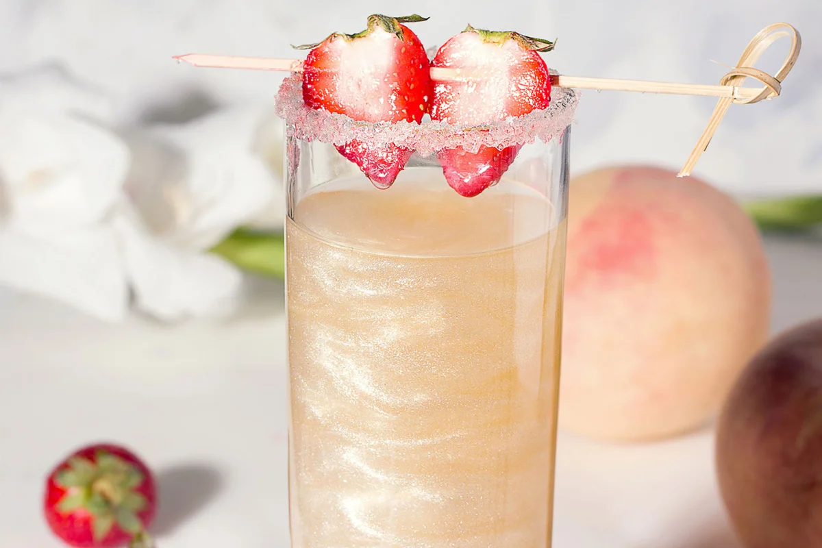 Glitter Strawberry margarita