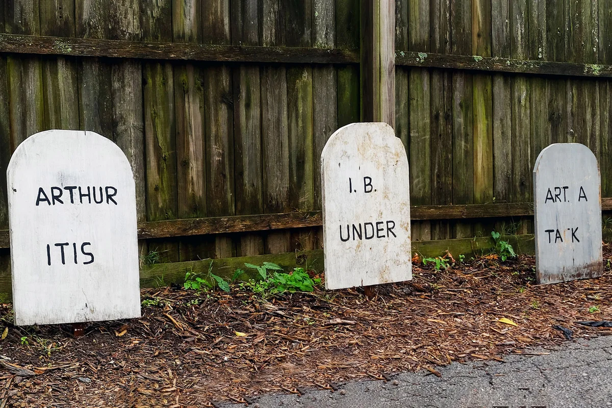 personalized wood gravestones