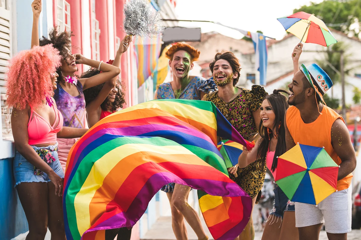 Carnival in the famous streets of Olinda