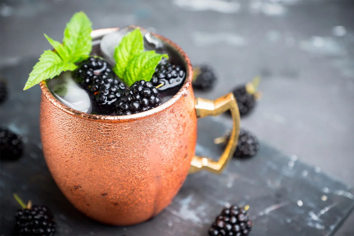 blackberry mule cocktail