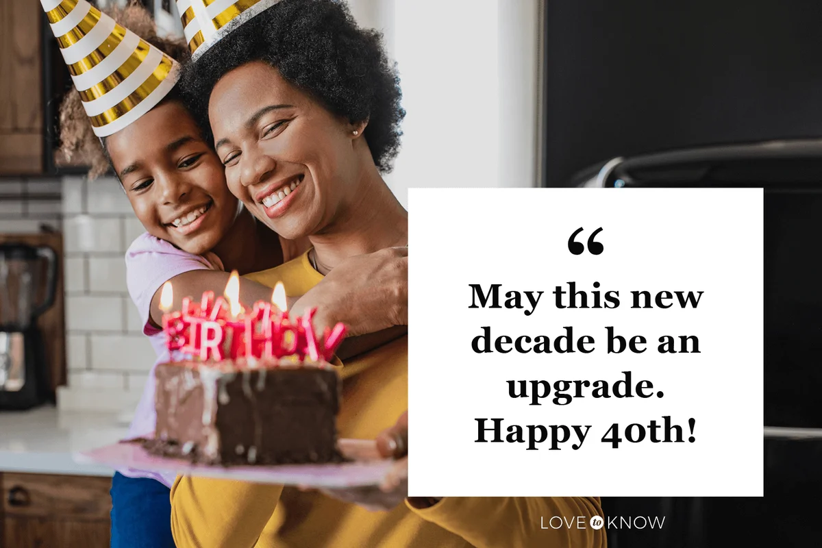 Positive 40th Birthday Quote