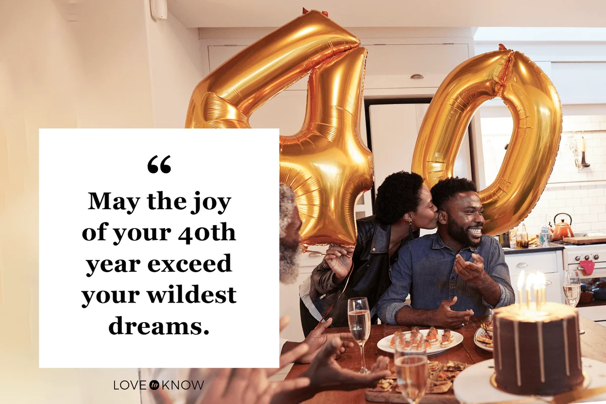 Inspirational 40th Birthday Quote