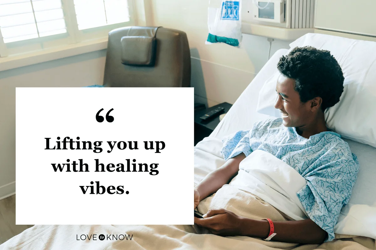 Uplifting Get Well Soon Quote for Social Media