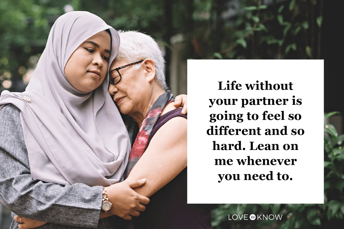 words of sympathy for the loss of partner