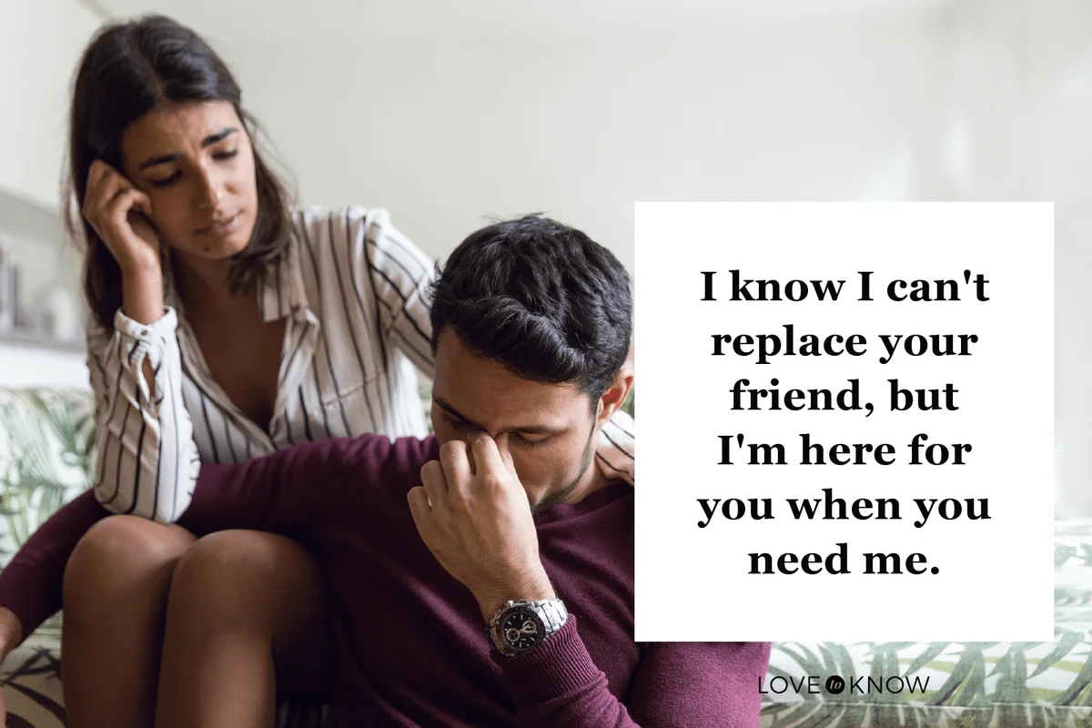 words of sympathy for the loss of a friend