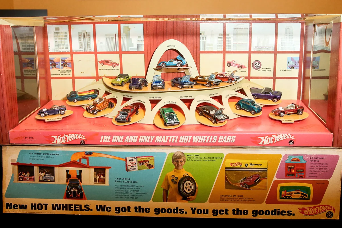 An original 1968 Hot Wheels store display | Getty Editorial Use