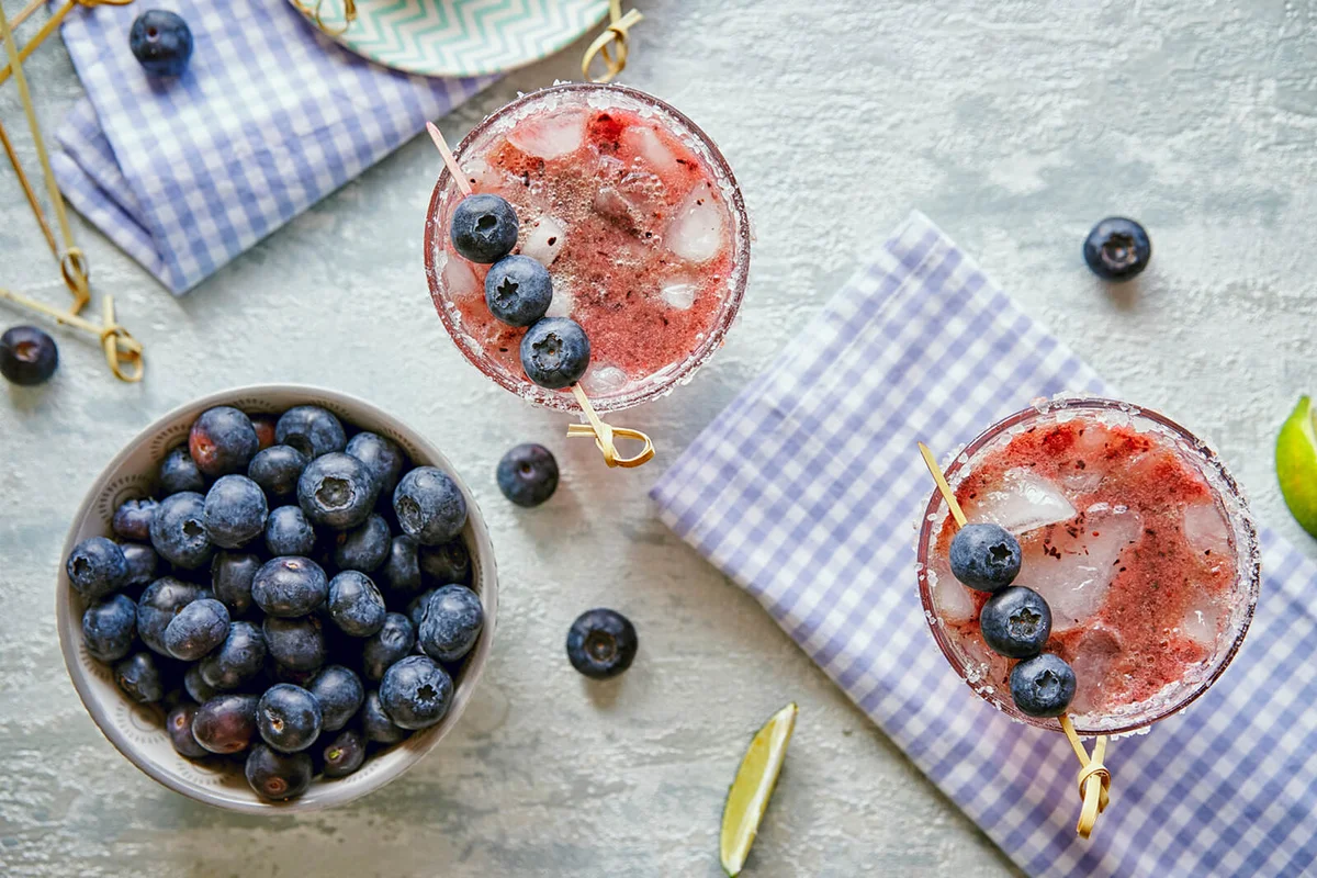 Blueberry Mojito Cocktail