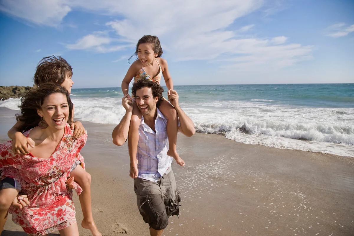 Family at the Beach