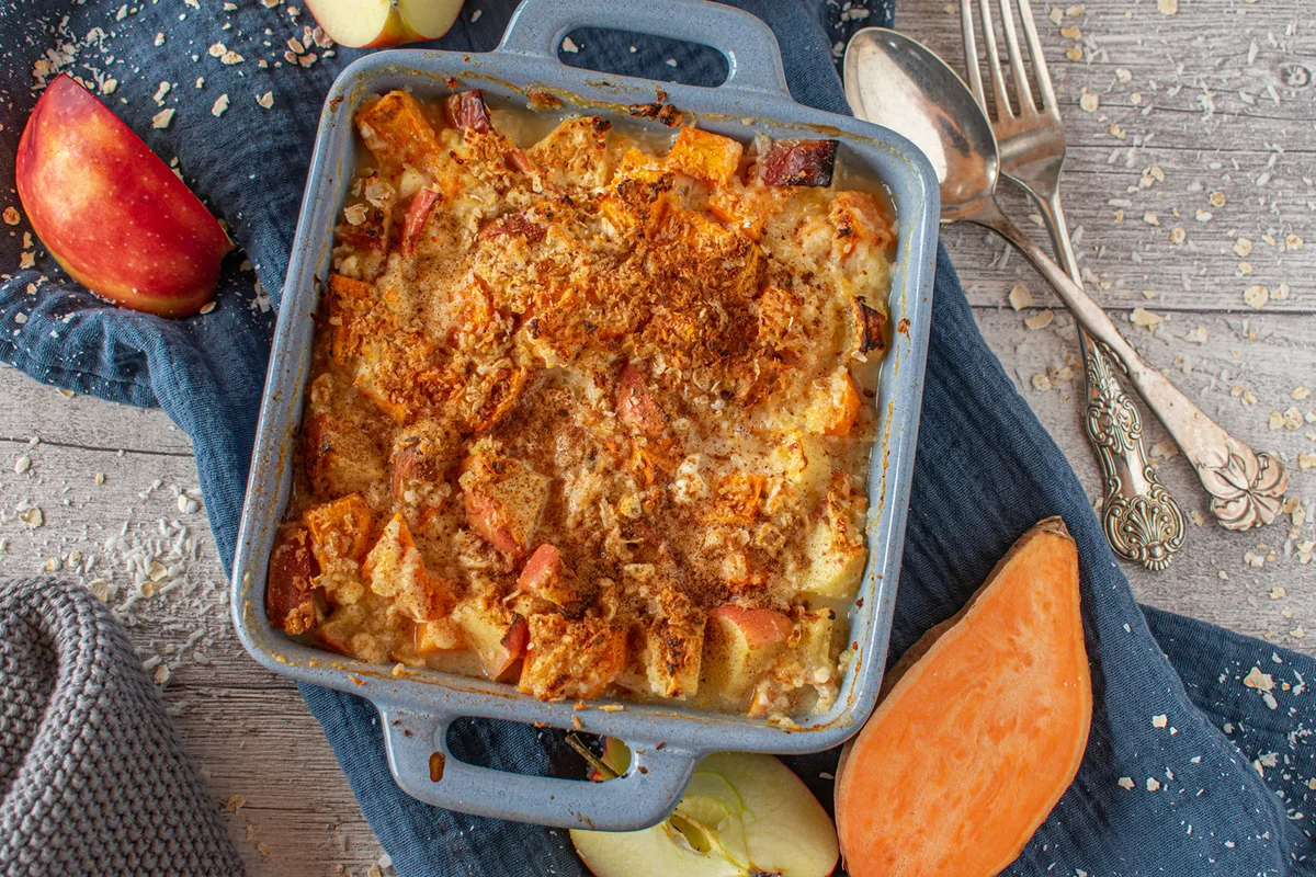Baked Apples and Sweet Potatoes