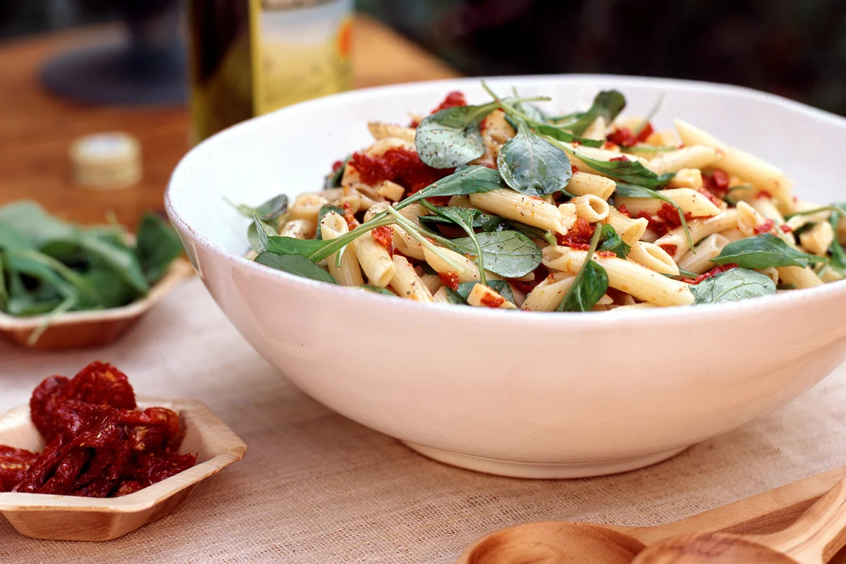 Thanksgiving Style Cold Pasta Salad