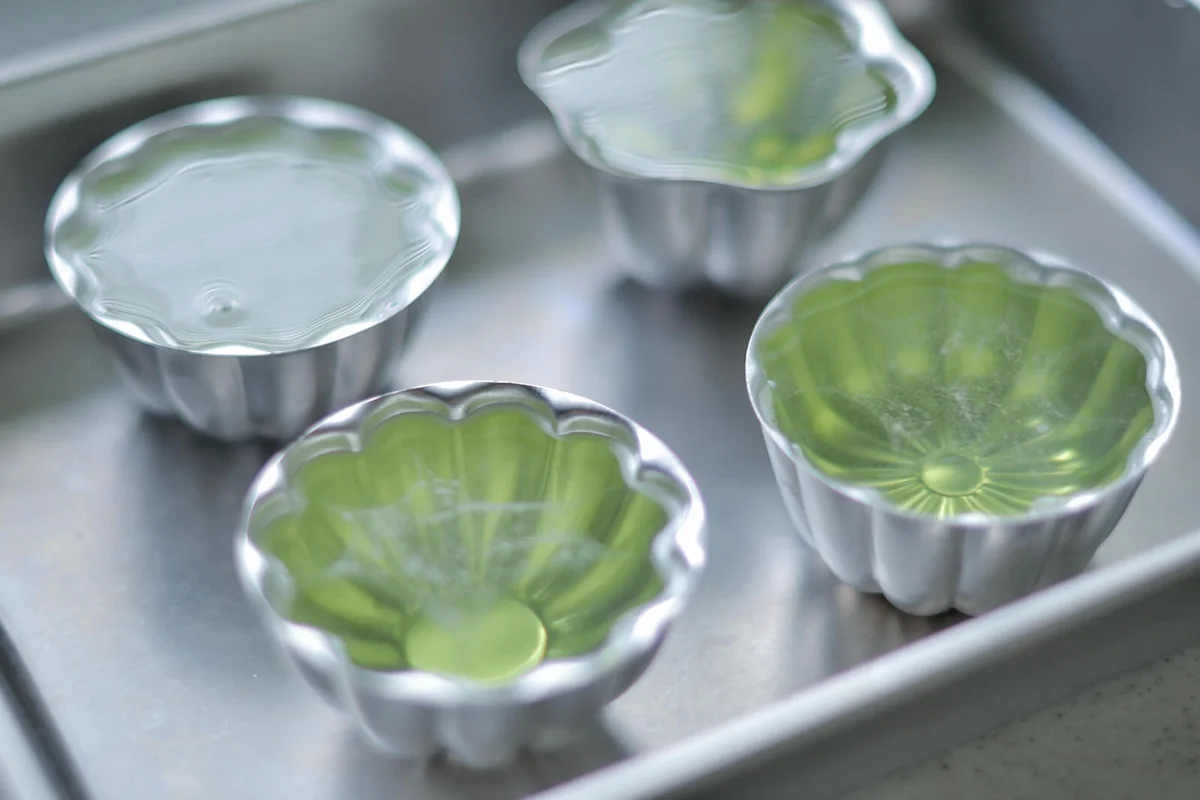 Making homemade jelly