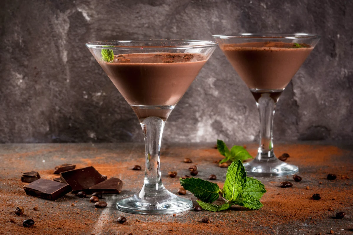 Chocolate Martini Pudding Shot