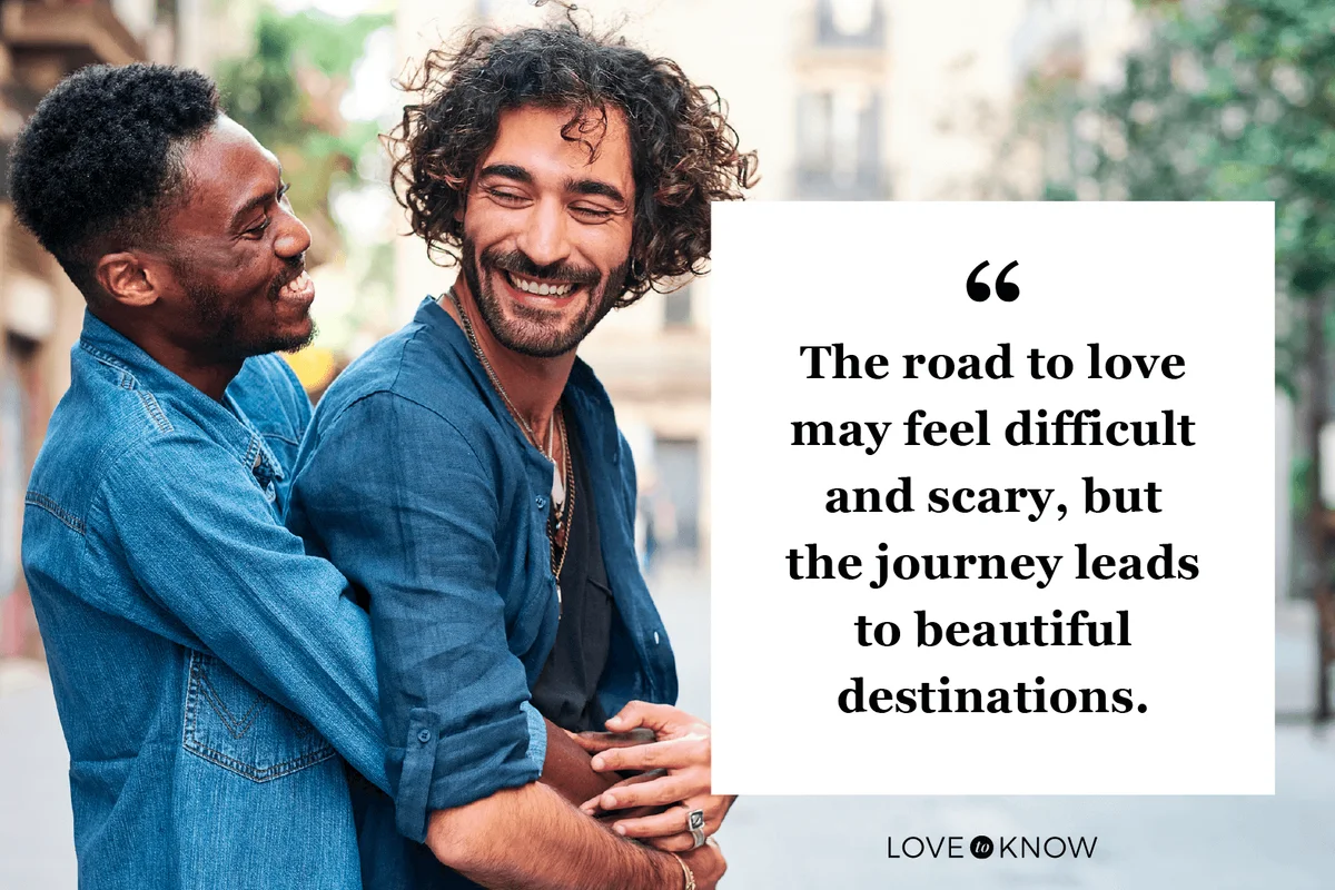 Happy man embracing his partner from behind