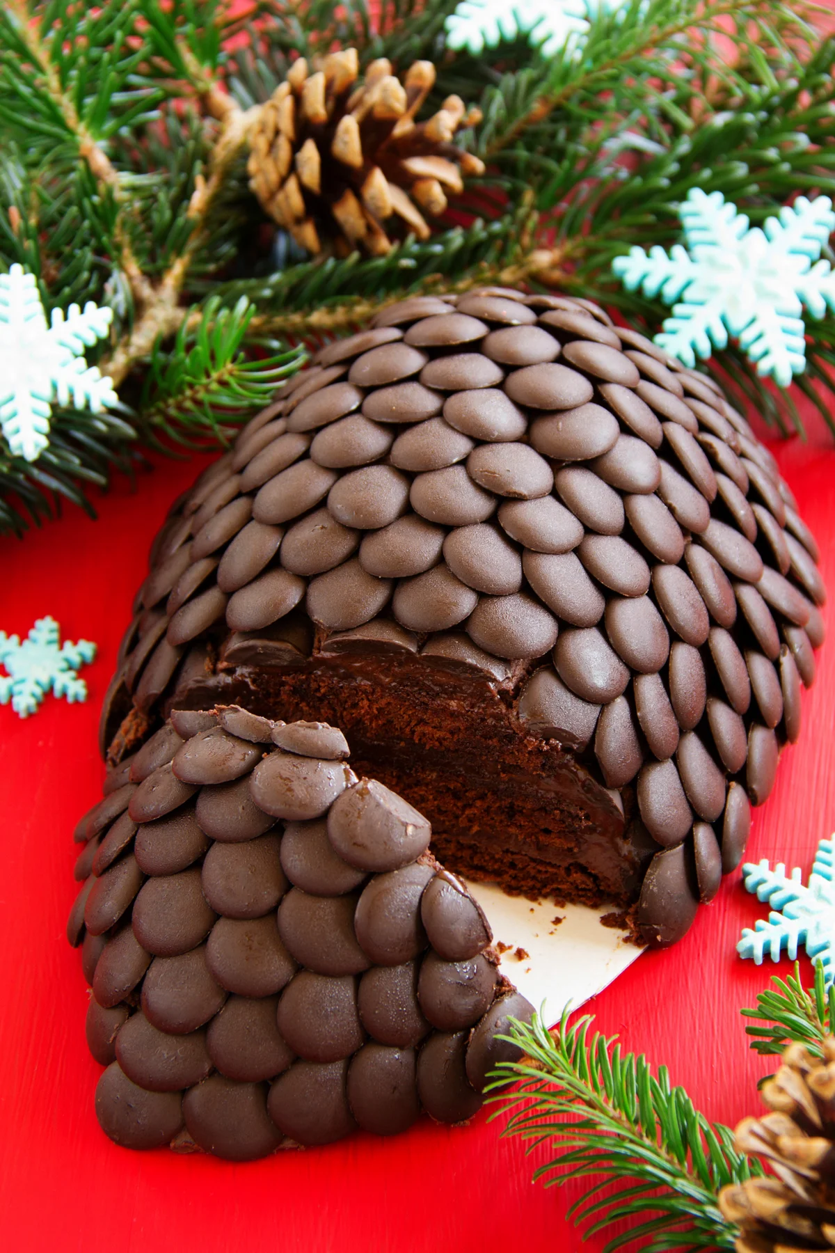 fir cone cake