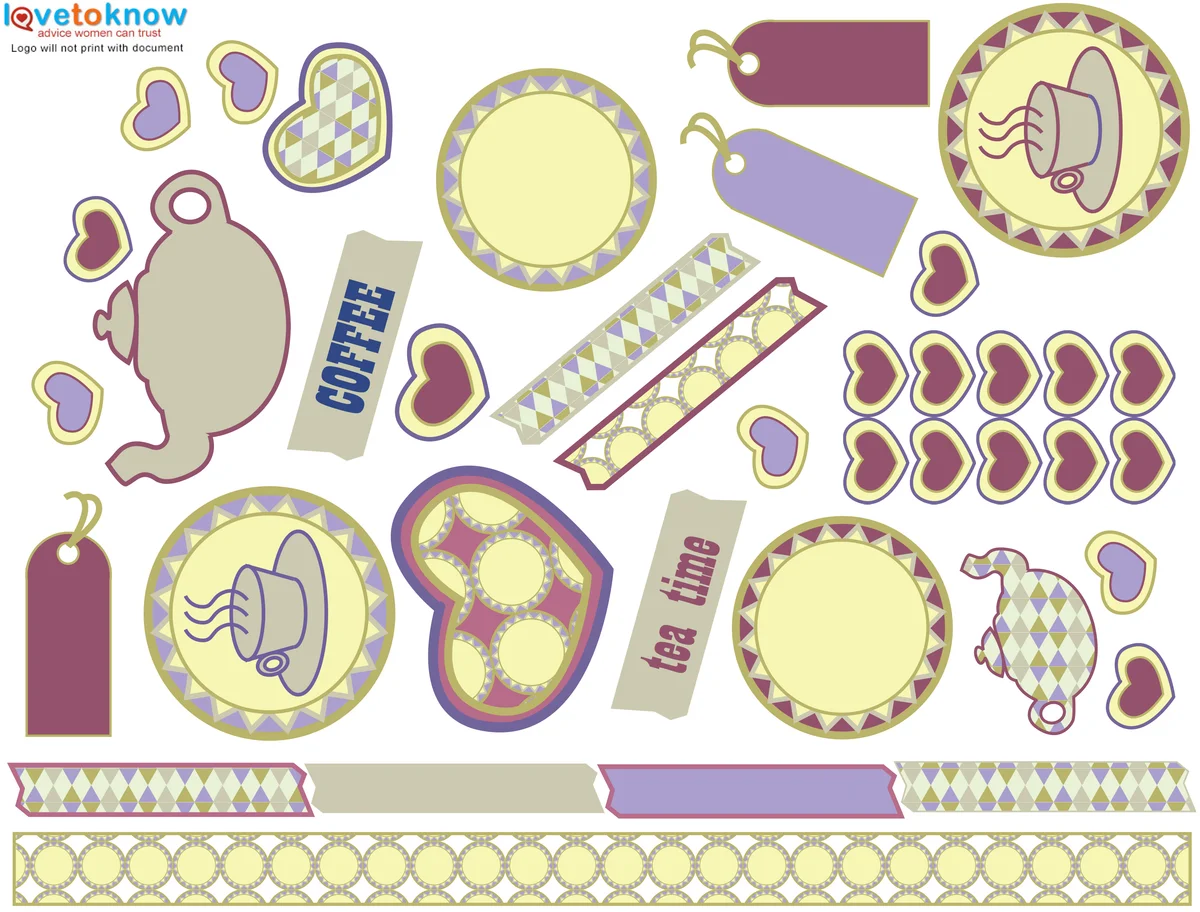 Free Download Scrapbook Stickers 1