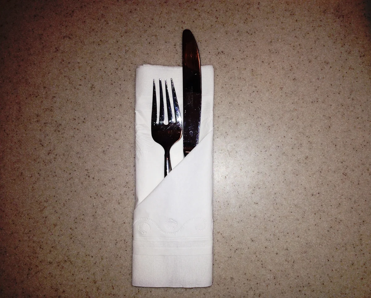 utensil pocket napkin