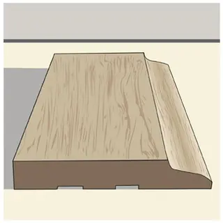 3-inch baseboard trim