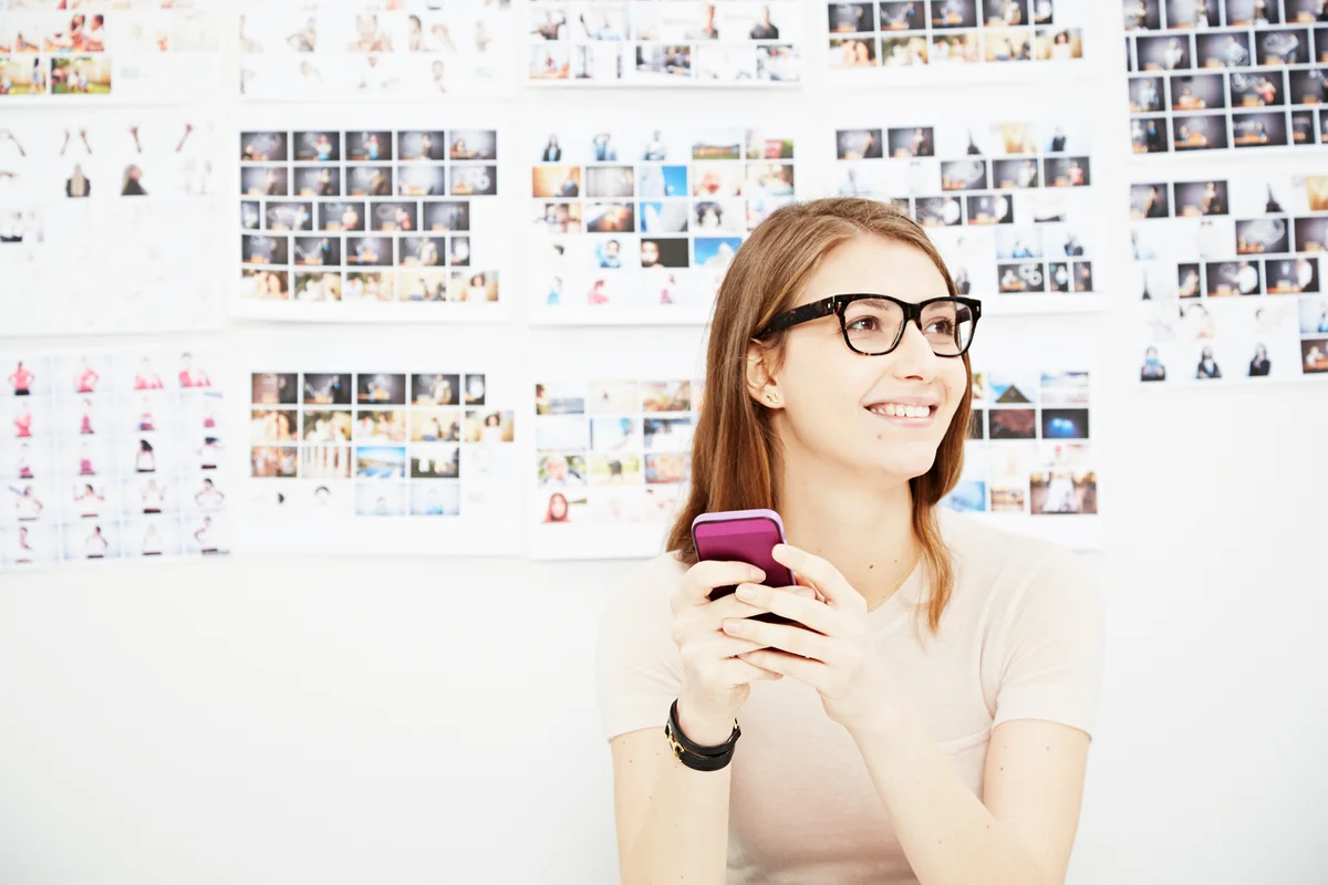Young woman in creative studio