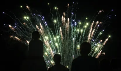 Watching fireworks