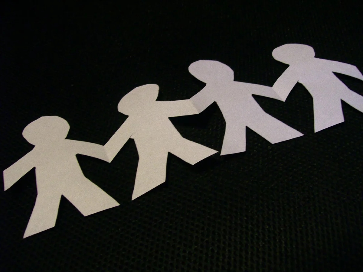 Paper Doll Chain