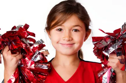 Young cheerleader