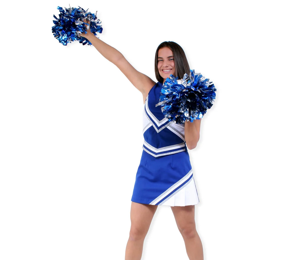 Beautiful Cheerleader Teen With Braces