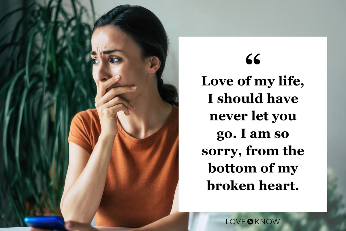 Sorry Quote for Your Love After a Breakup