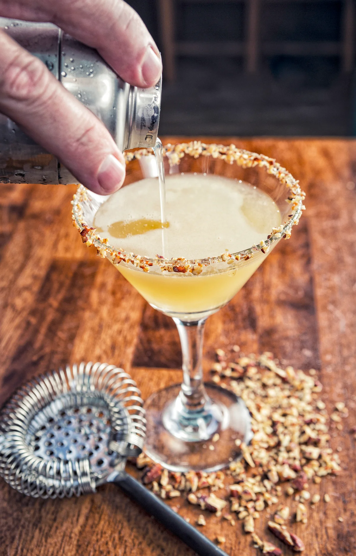 Pecan martini