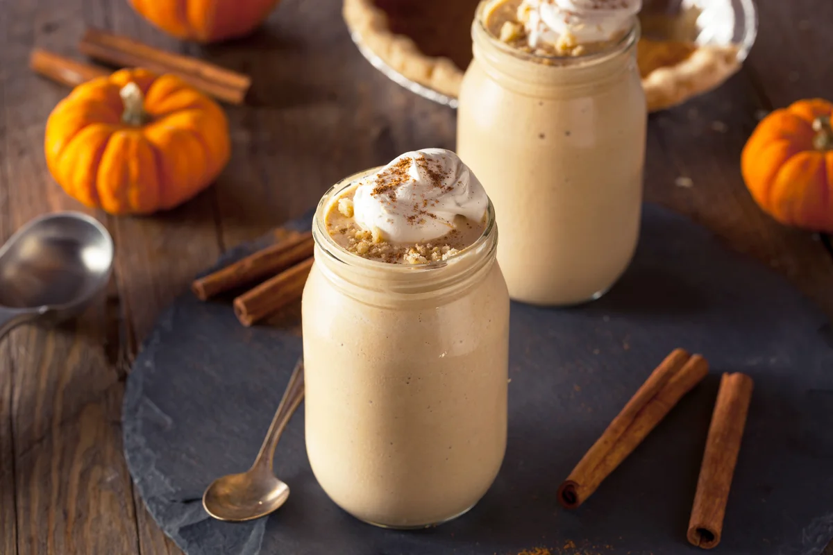 Homemade Pumpkin Pie Milkshake