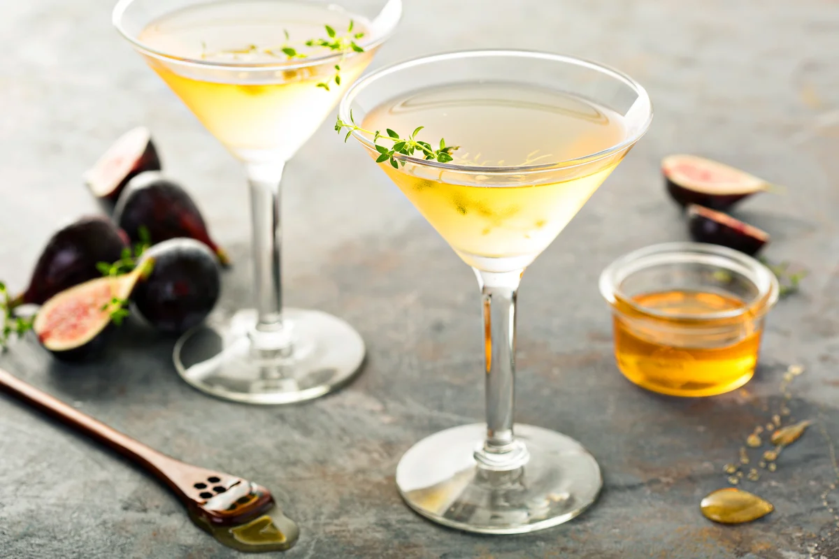 Fig and honey martini