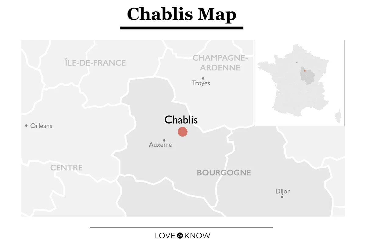 Chablis Wine Map