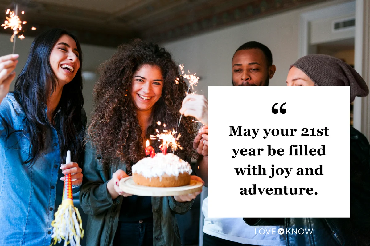 Group of young people celebrating birthday