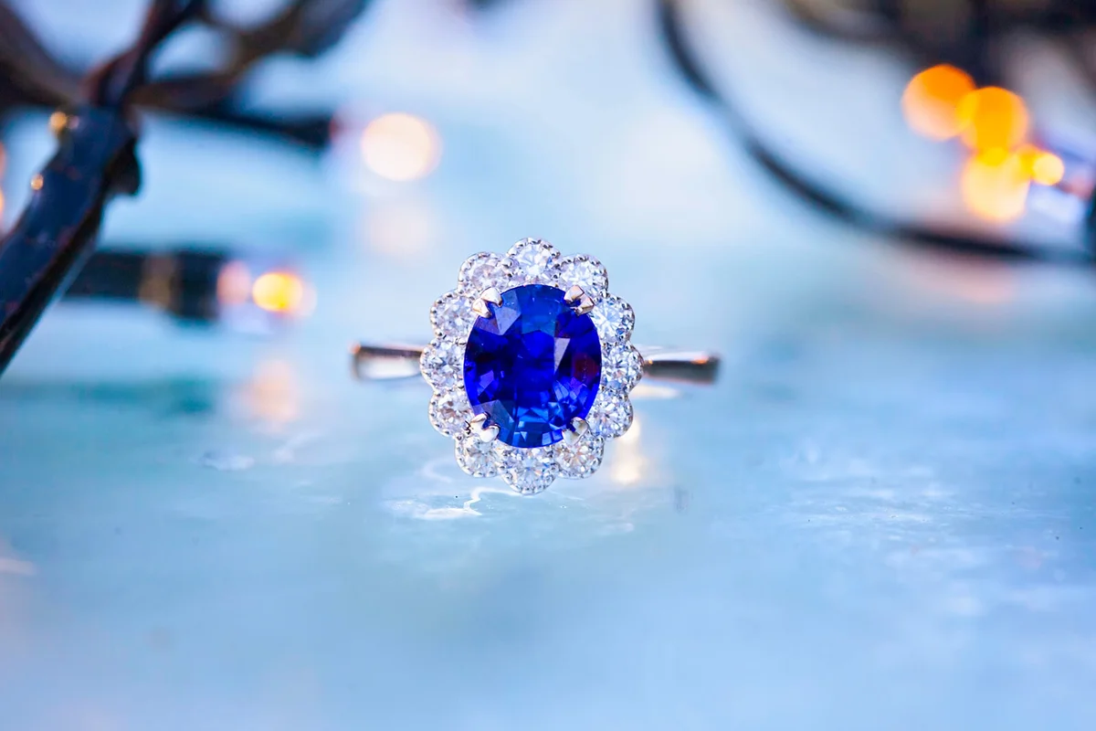 Sapphire and Diamond ring