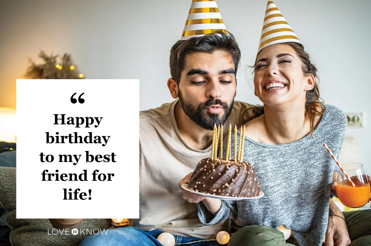 Young couple having a celebration at home