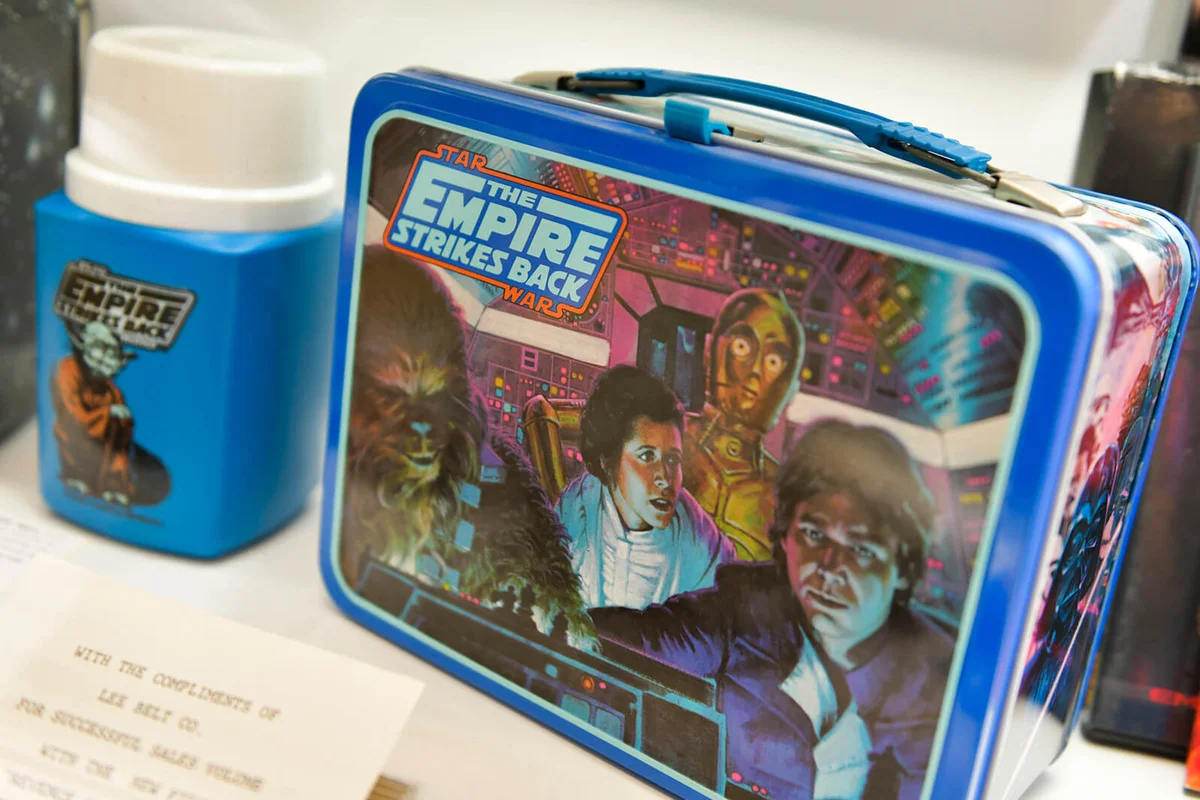 Vintage "'The Empire Strikes Back' lunchbox and thermos | Getty Editorial Use