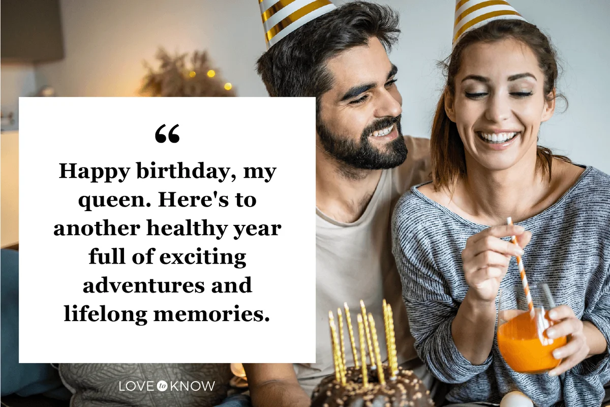 Young couple having a celebration at home