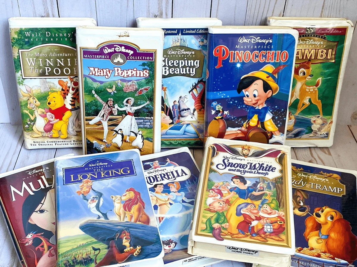 Disney Masterpiece Collection VHS Tapes
