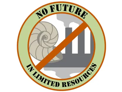 Environmental slogan 1 No Future for Fossil Fuels