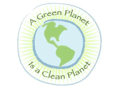 Environmental slogan 3 A green planet is a clean planet