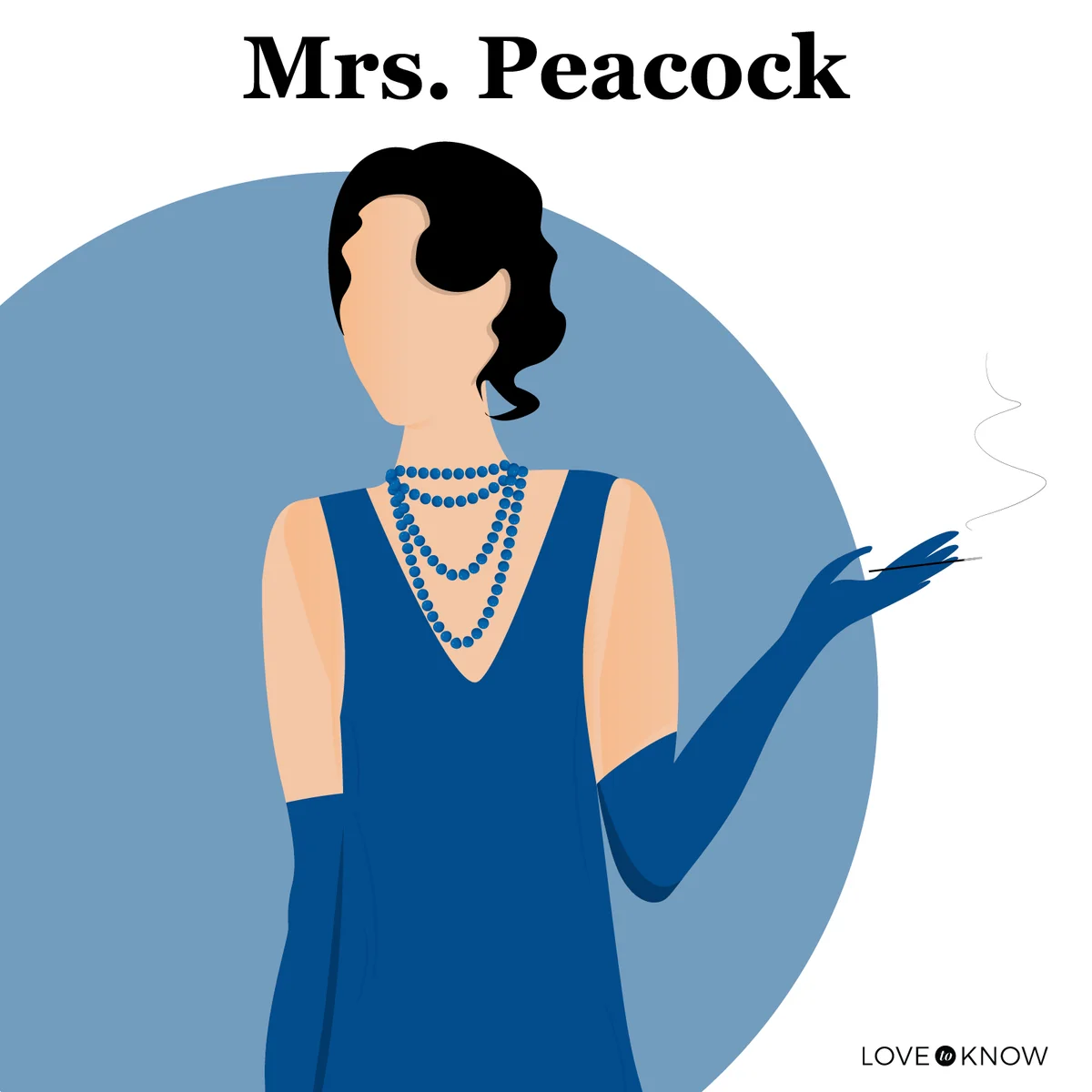 Clue Character Mrs. Peacock