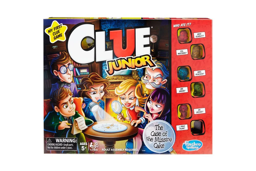 Classic Clue Junior Board Game, for Kids Ages 5 and up, 2 to 6 Players