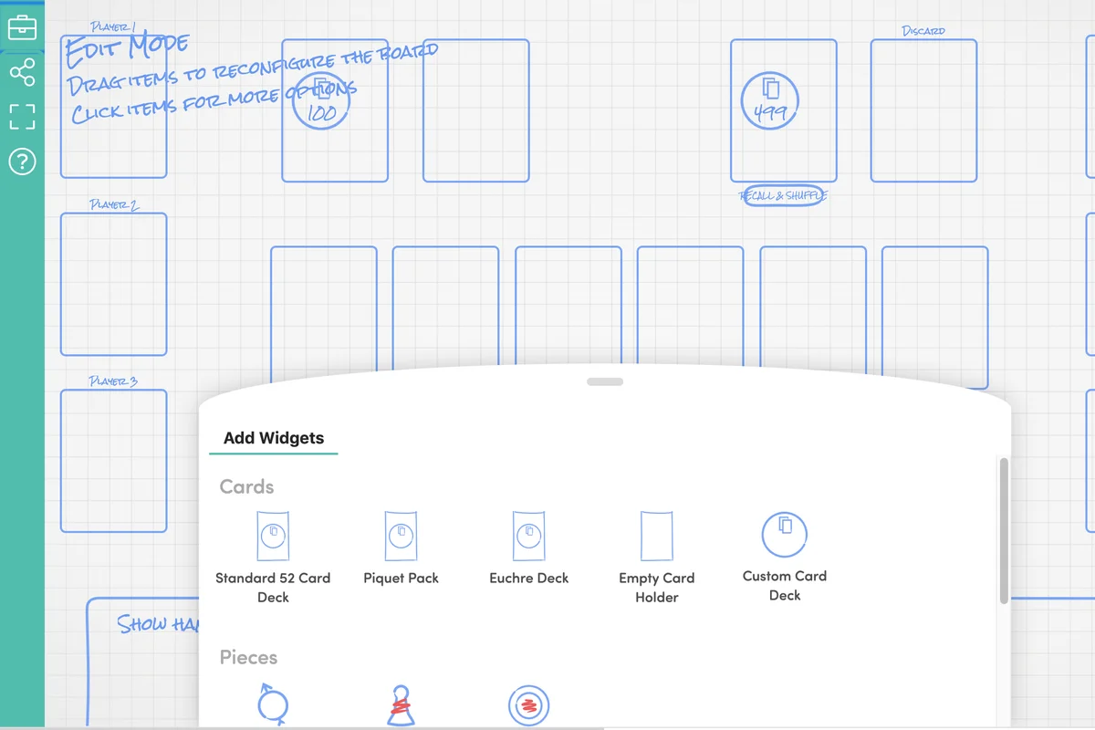 Screenshot of playingcards
