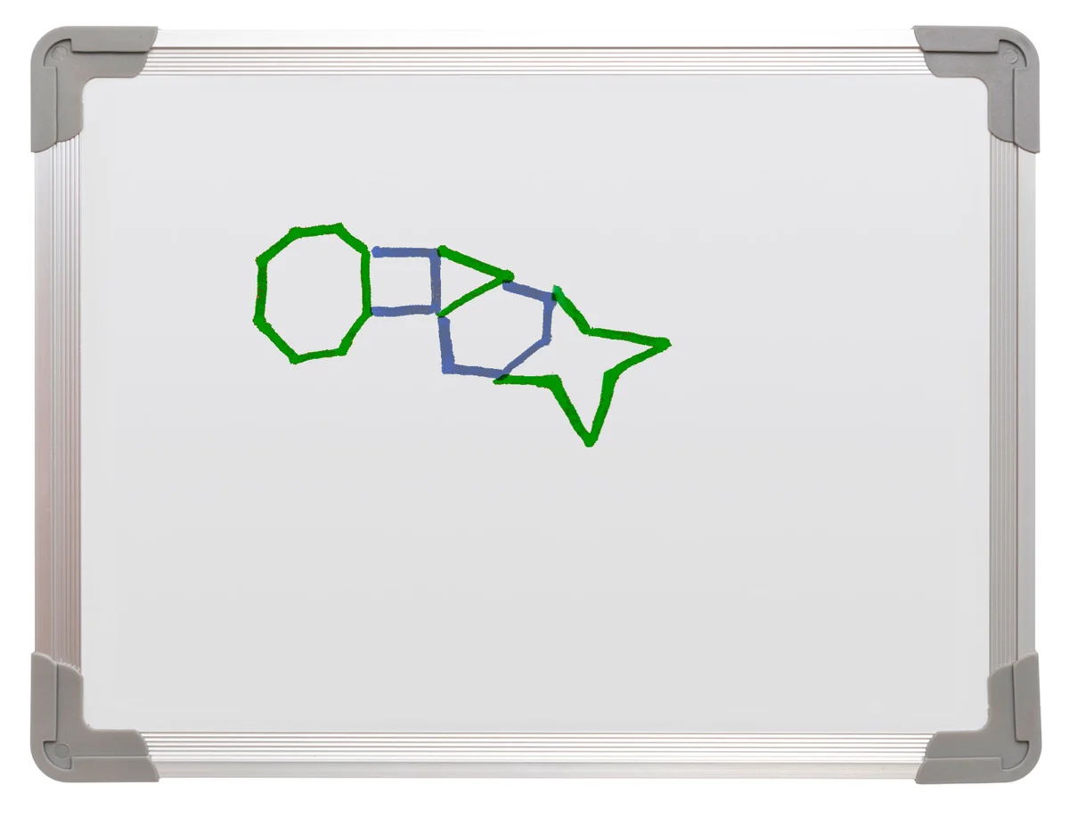 Shape Shifters dry erase board game